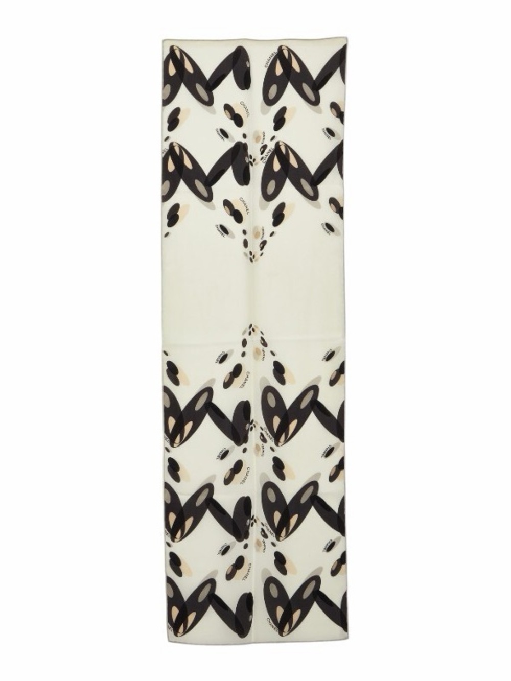 Chanel Hearts and Dots Scarf